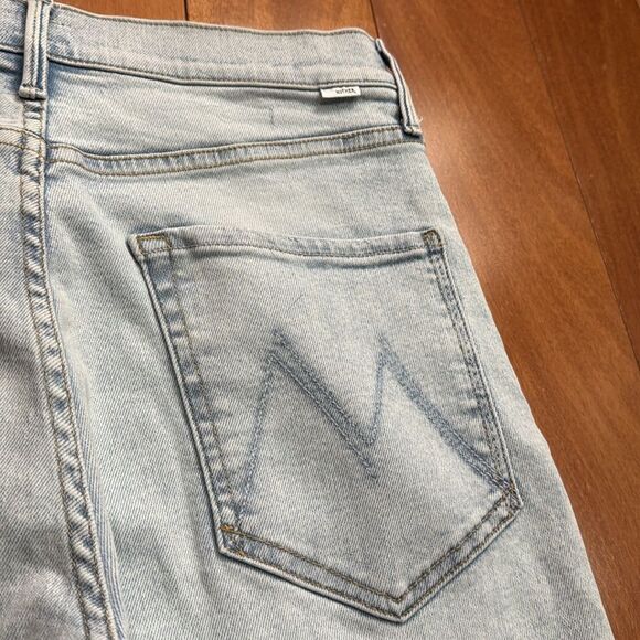 NWT MOTHER Women's High Waisted Pointy Study Nerdy Scatch Jeans size 30 - Picture 9 of 15
